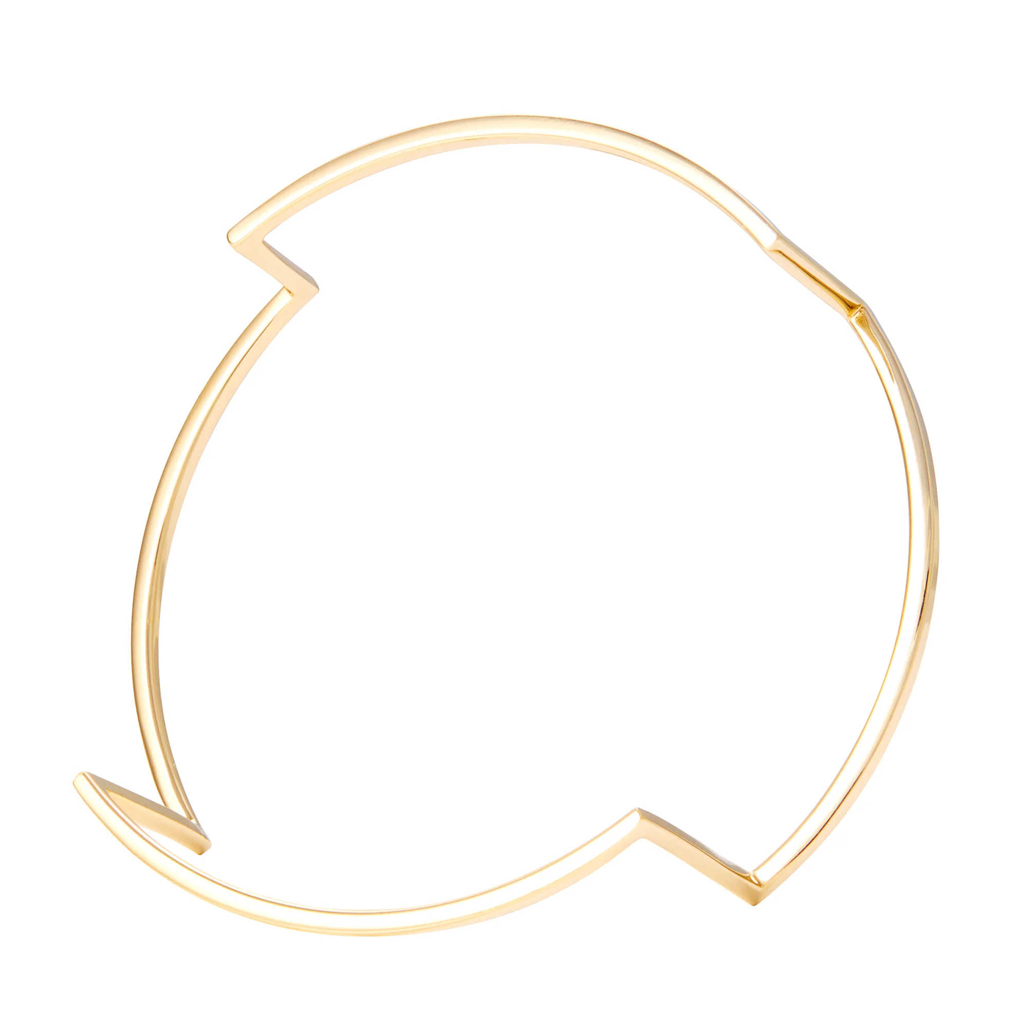 CUBE BANGLE GOLD