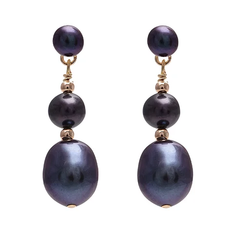 Peacock Graduated Earrings