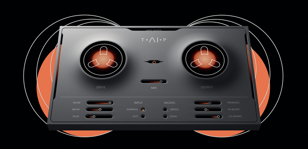 BABY Audio TAIP AI-Powered Tape Plugin - 3D Shot 2