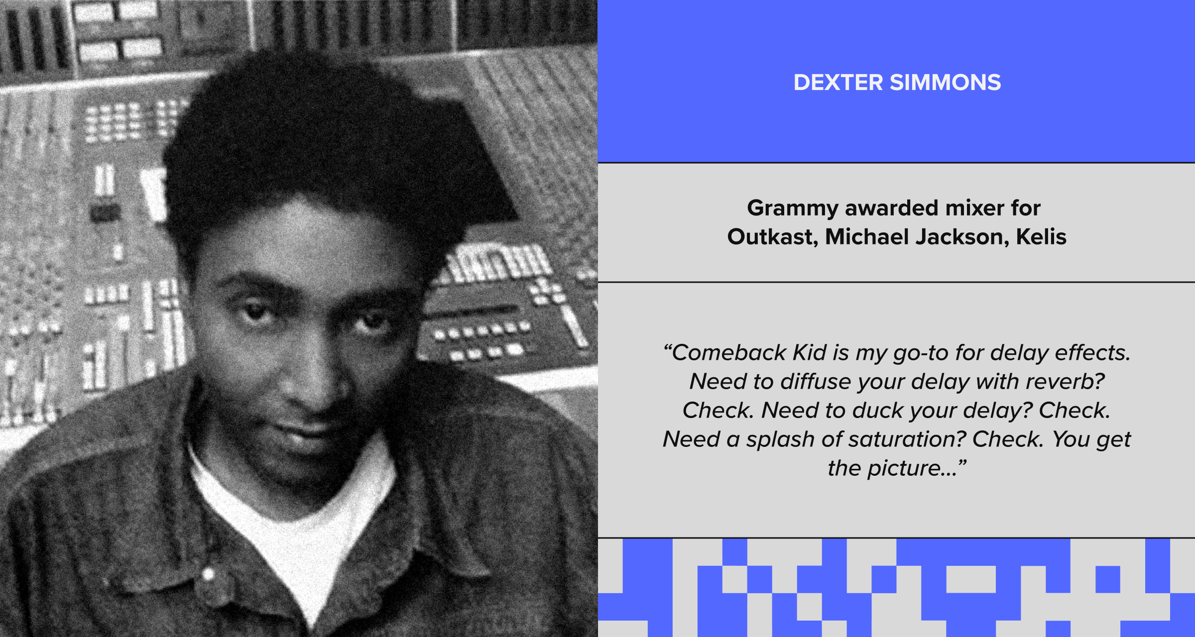 Dexter Simmons Baby Audio Quote