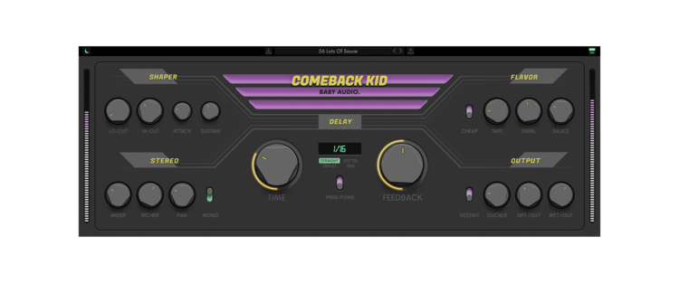 Comeback Kid interface