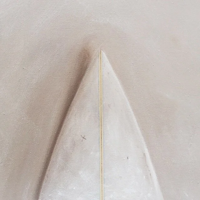 Surf Tips, oil on canvas.