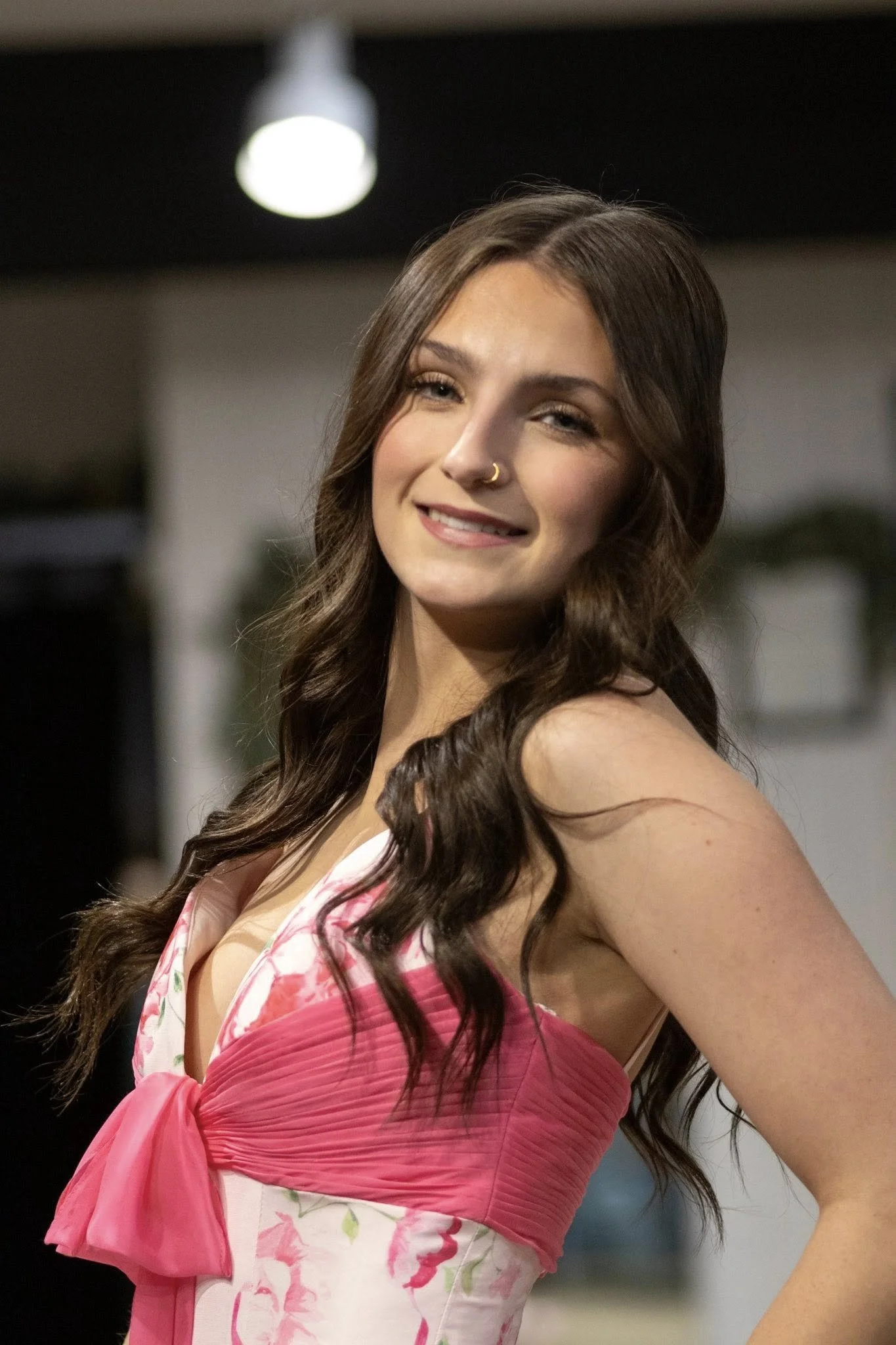 girls wearing prom dresses