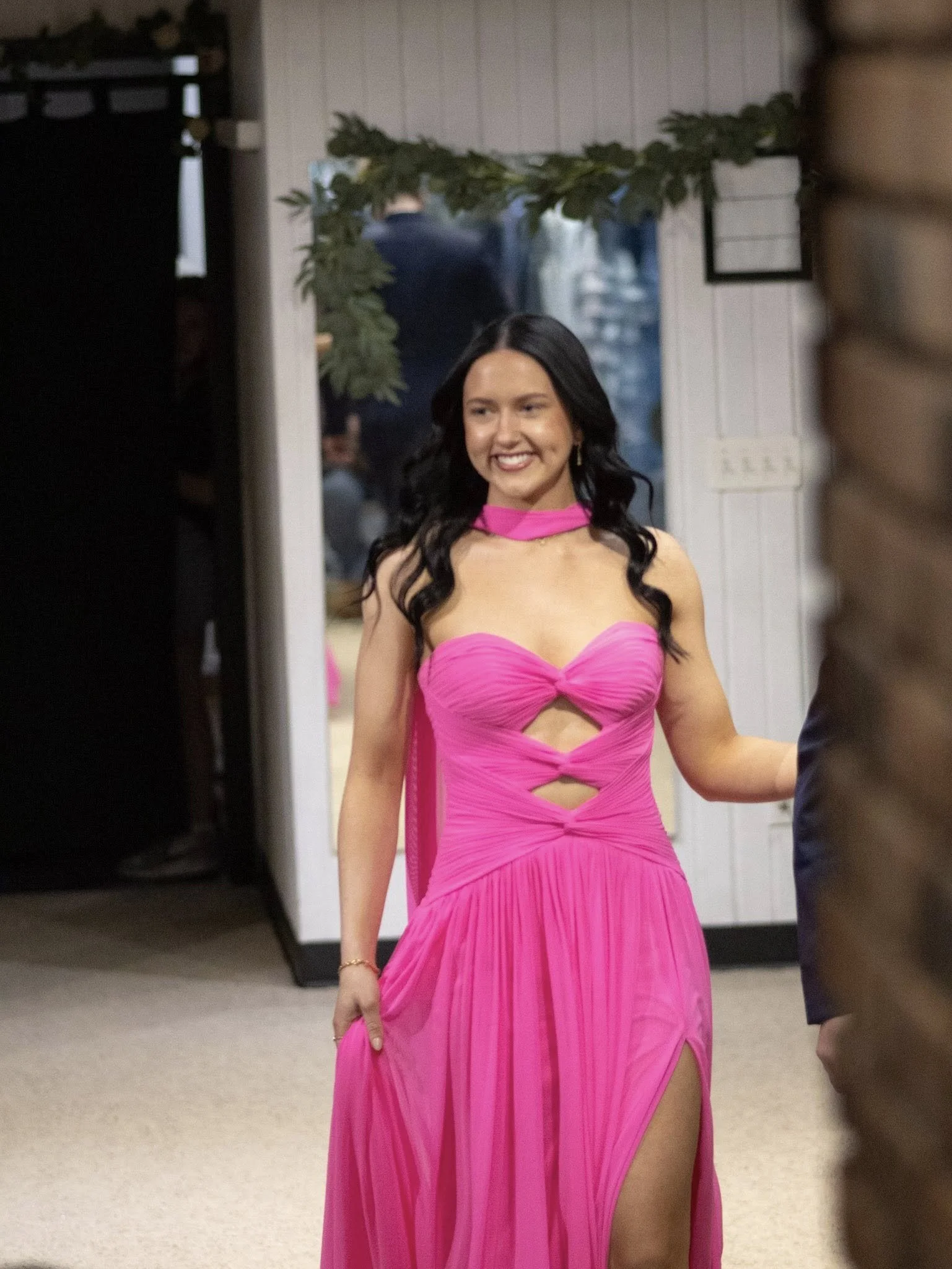 girls wearing prom dresses