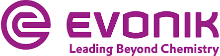 Evonik Logo. K&A did webinar production & lead generation for their P84 polymer