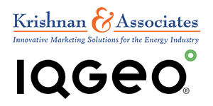 IQGeo Logo. K&A did a webinar and lead generation campaign for IQGEO for GIS and field service for GIS software targeting Energy transmission and distribution utility companies