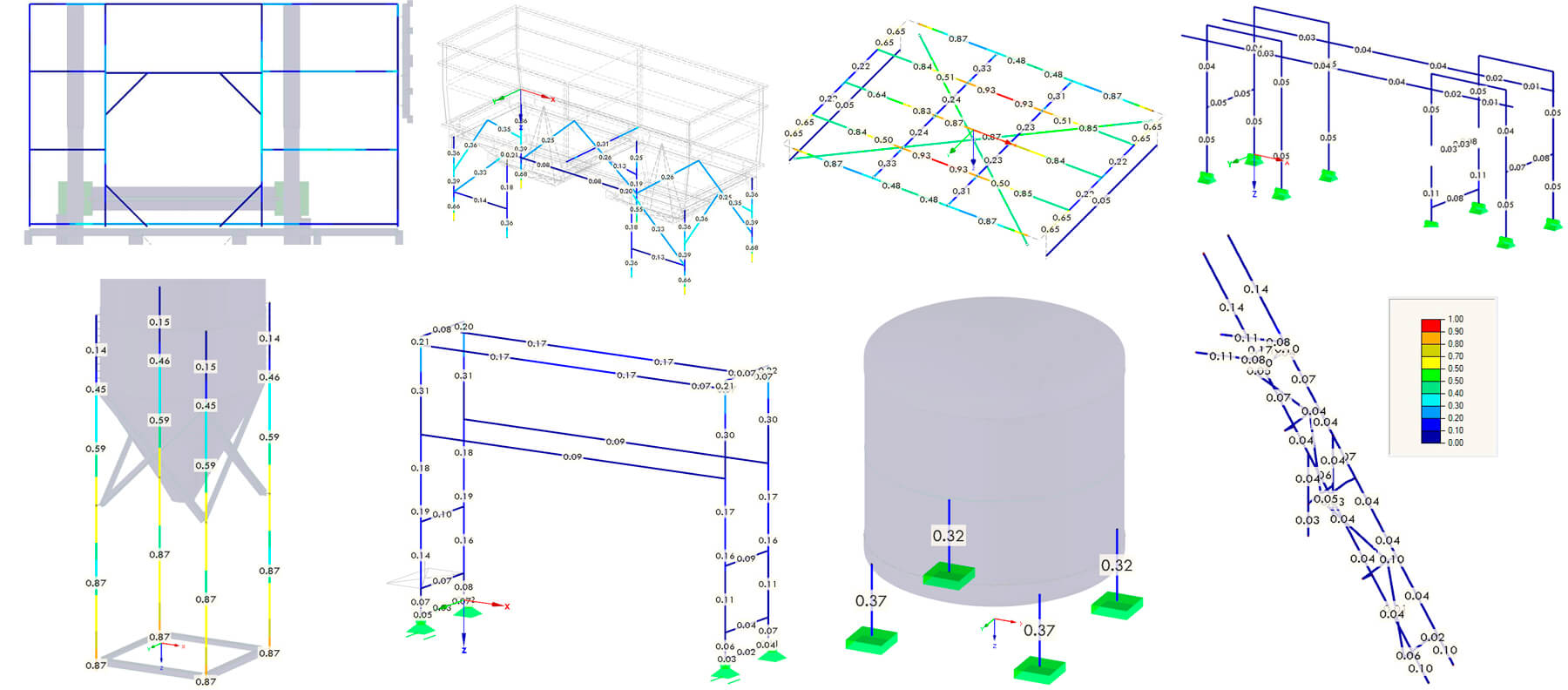 Soportes de Estructuras para Refinería