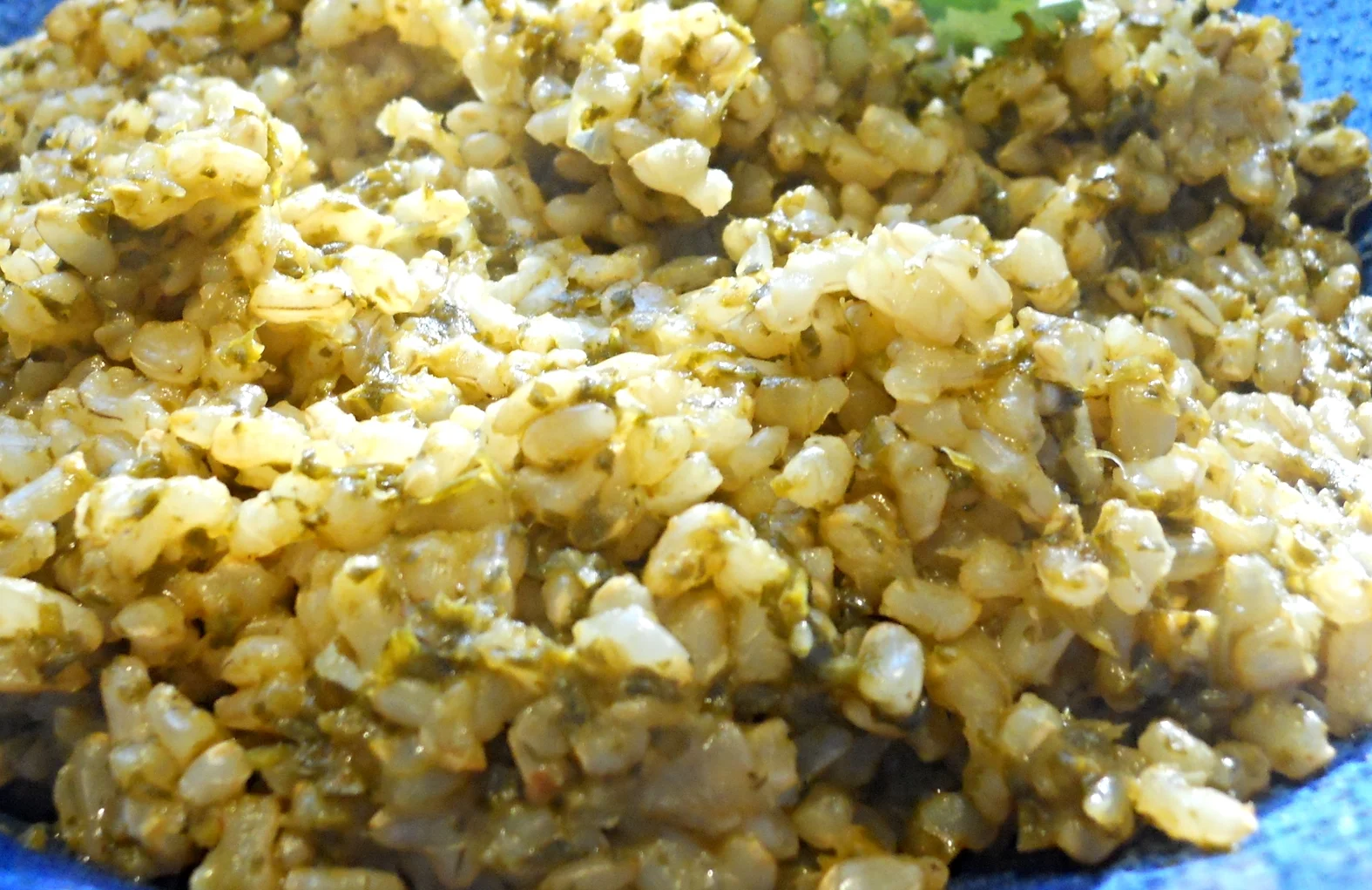 Herbed brown rice