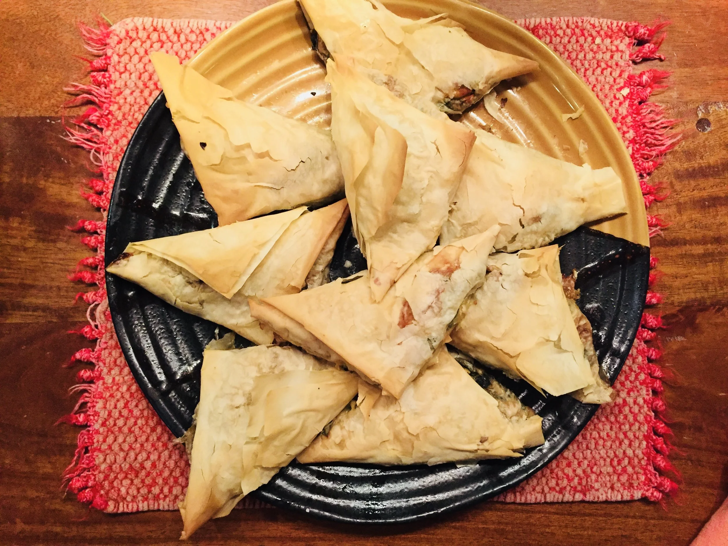 A healthier Spanakopita – more spinach, less oil and dough