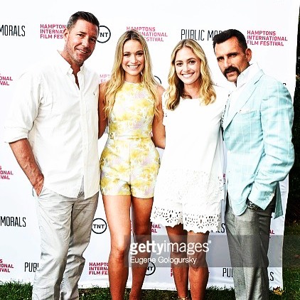 Can't I wear white after #labordayweekend? #tbt to when this fun #tvshow screened in the #hamptons @hamptonsfilm with @katrinakbowden @edburns @wassstevens