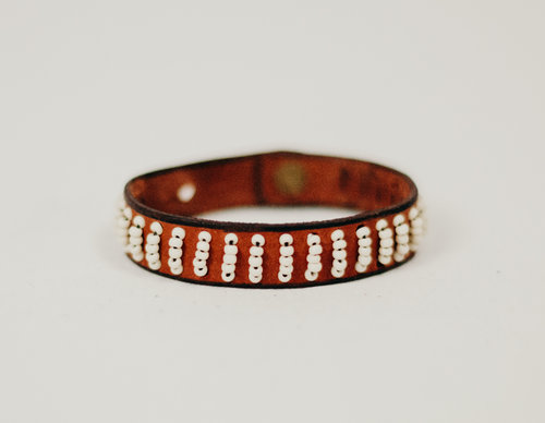 haitidesigncoBeaded+Rows+Leather+Bracelet+TAN%2FCREAM+2.jpg