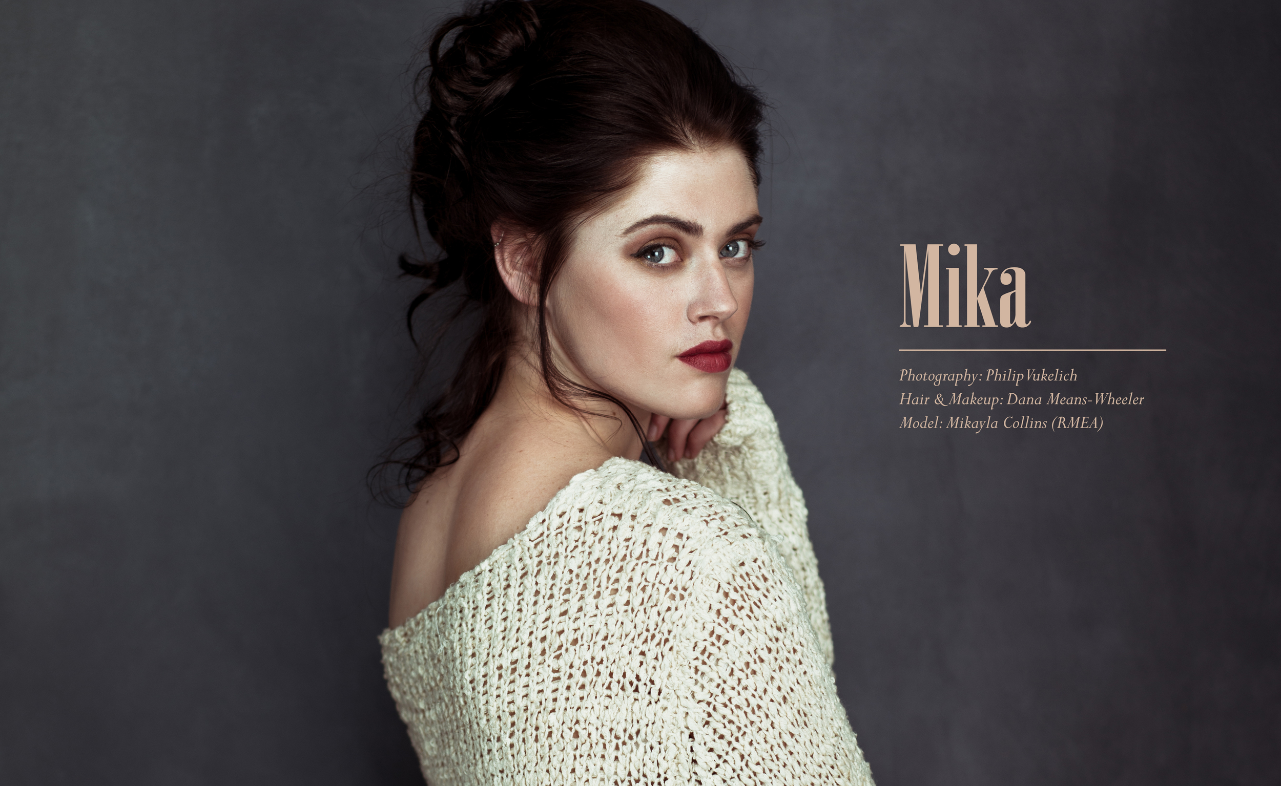 Philip Vukelich Nyc Photographer Mika Fashion Editorial Test Shoot