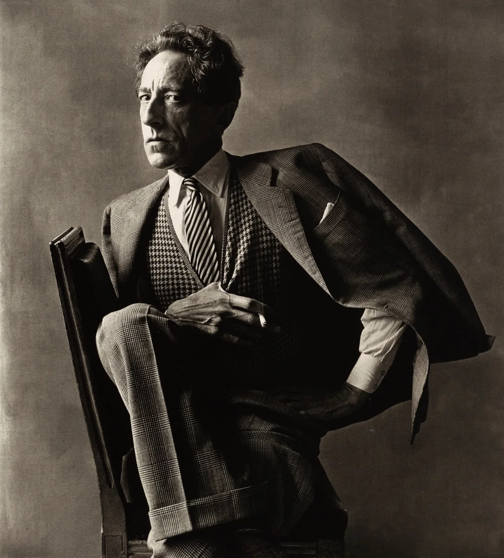 Photograph of Jean Cocteau by Irving Penn, 1948.