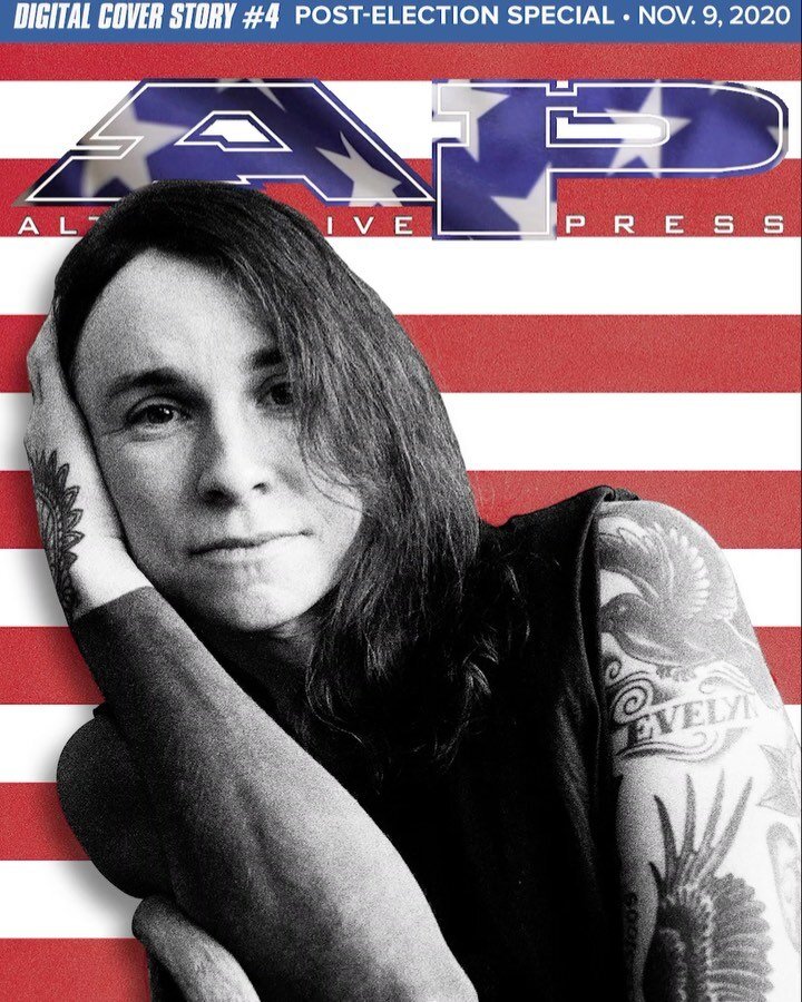 At the helm of punk rock with her sharp tongue, Laura Jane Grace (@laurajanegrace) spoke to Alternative Press (@altpress) about the 2020 election and the struggles minority groups face - specifically noting what the LGBTQIA+ community endured under t