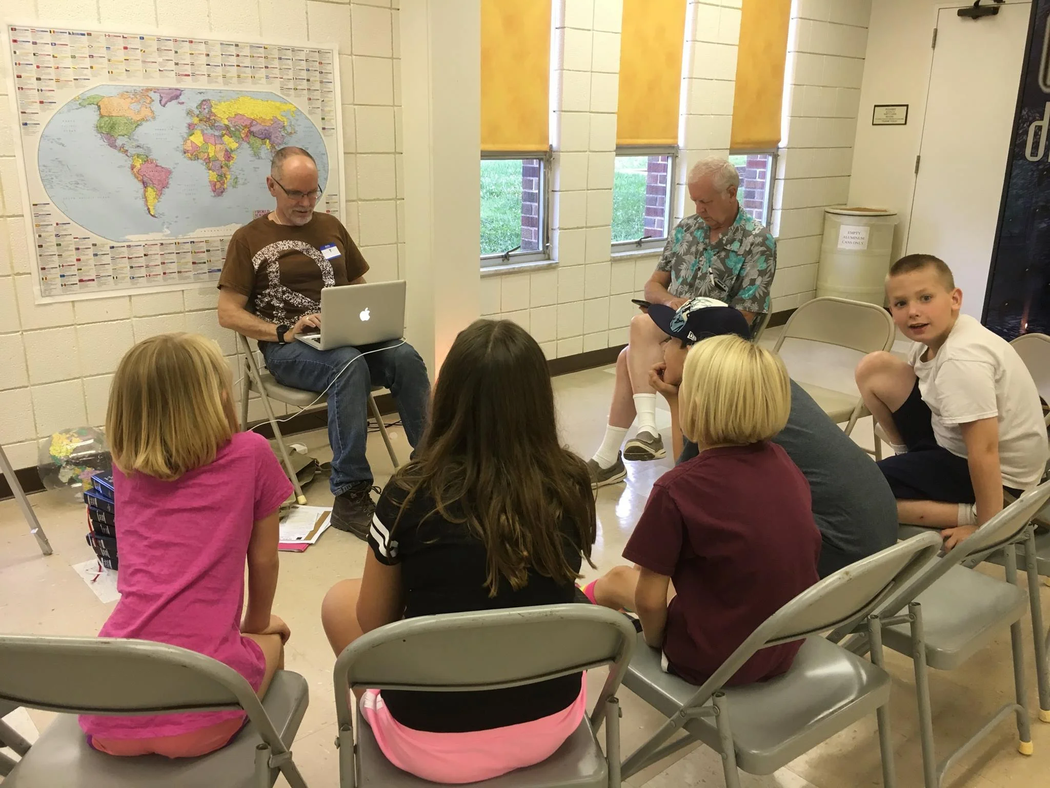 Pastor Terry at VBS