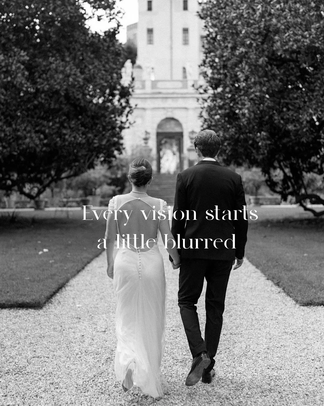 At first, every vision feels a little blurred &mdash; ideas, dreams, a list of &ldquo;maybe this, maybe not that.&rdquo;

For Giulia and Will, it was rustic but not rustic, elegant yet relaxed, close to home but unlike anywhere else.
We listened, cur