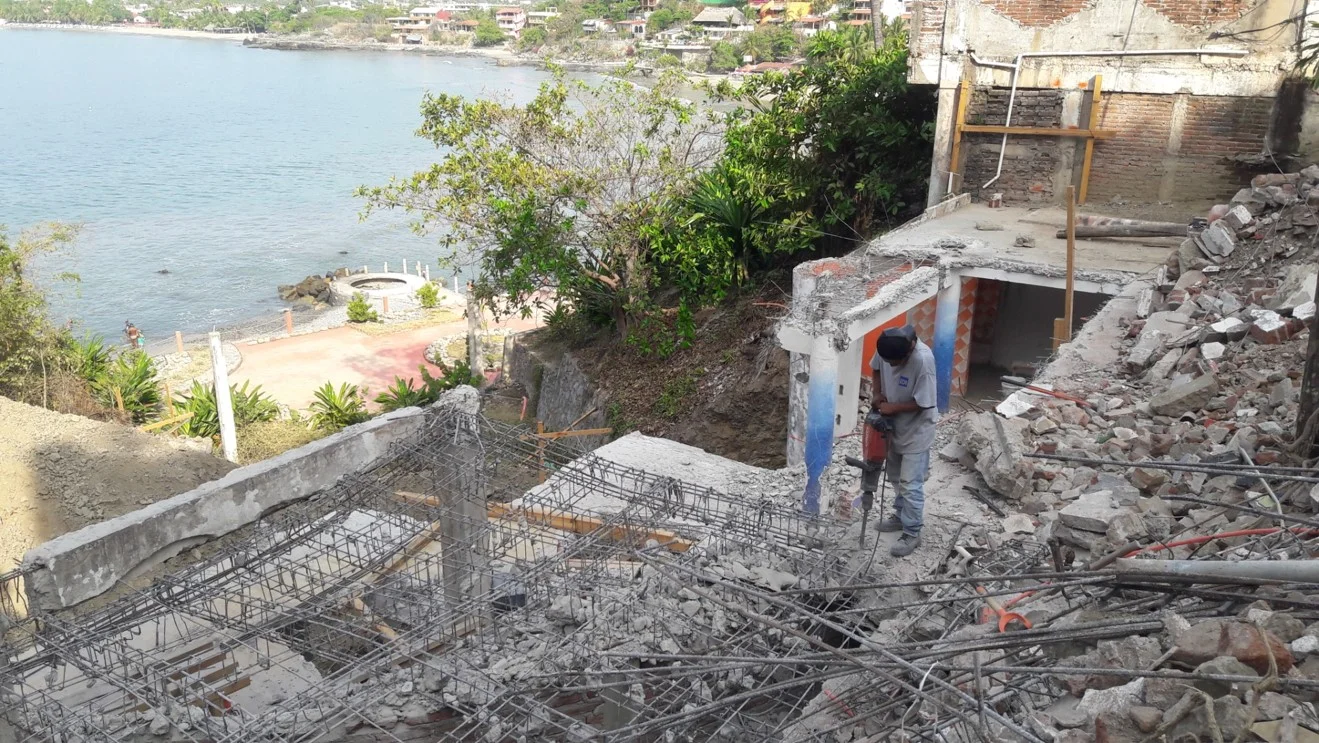 Demolition of old structure