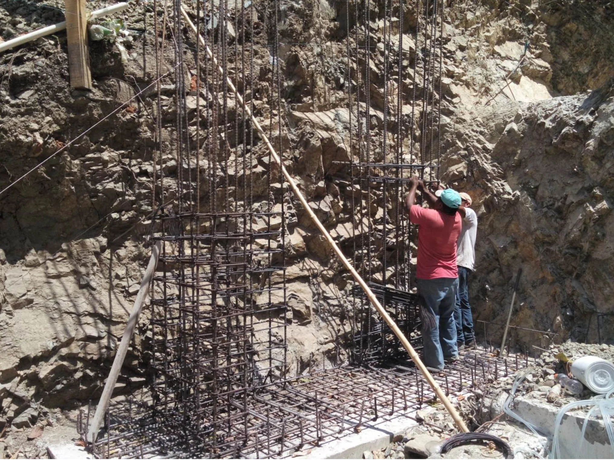 Assembling Columns for building A