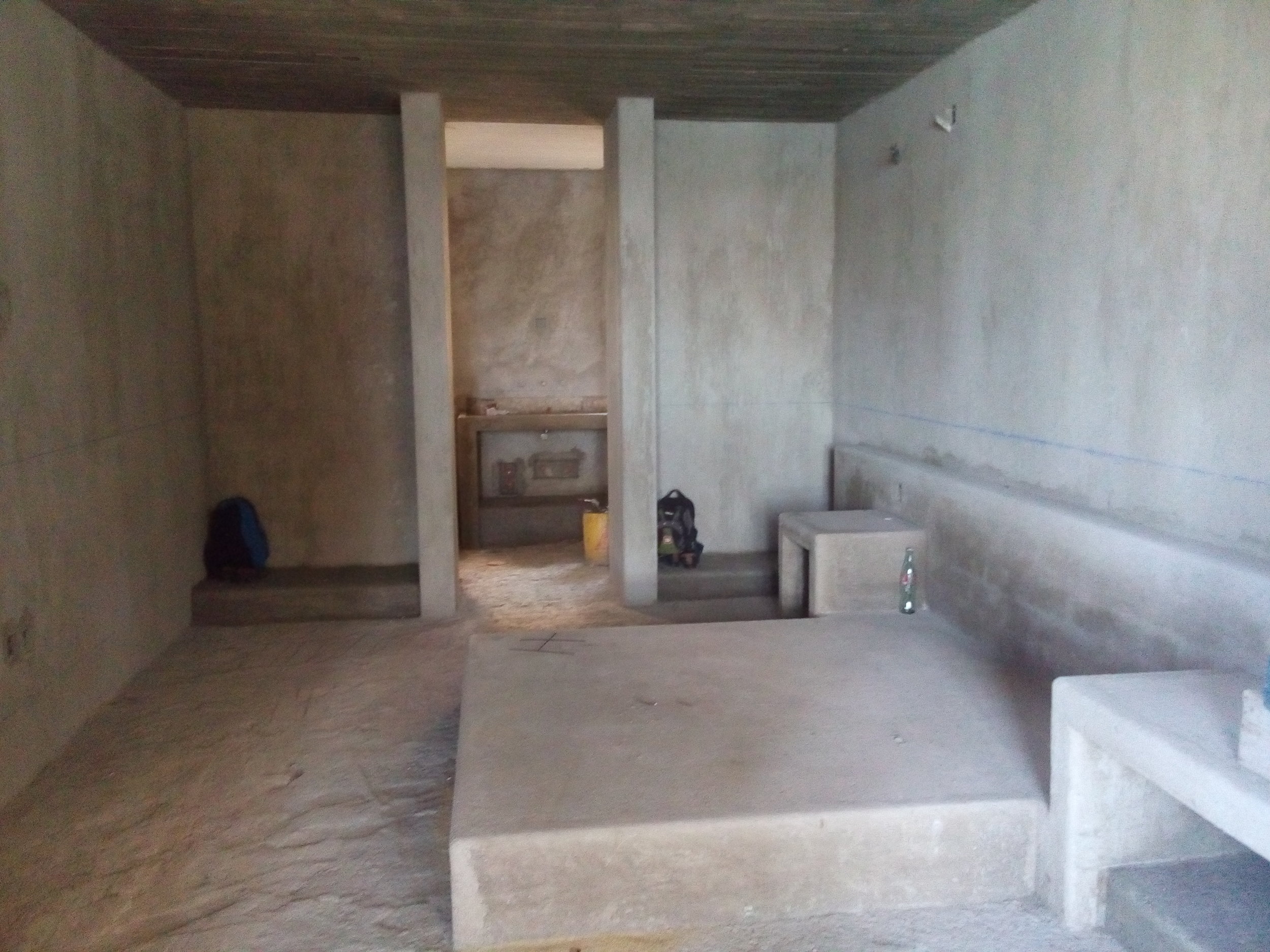 Forjado de Muebles de concreto Depto. A1