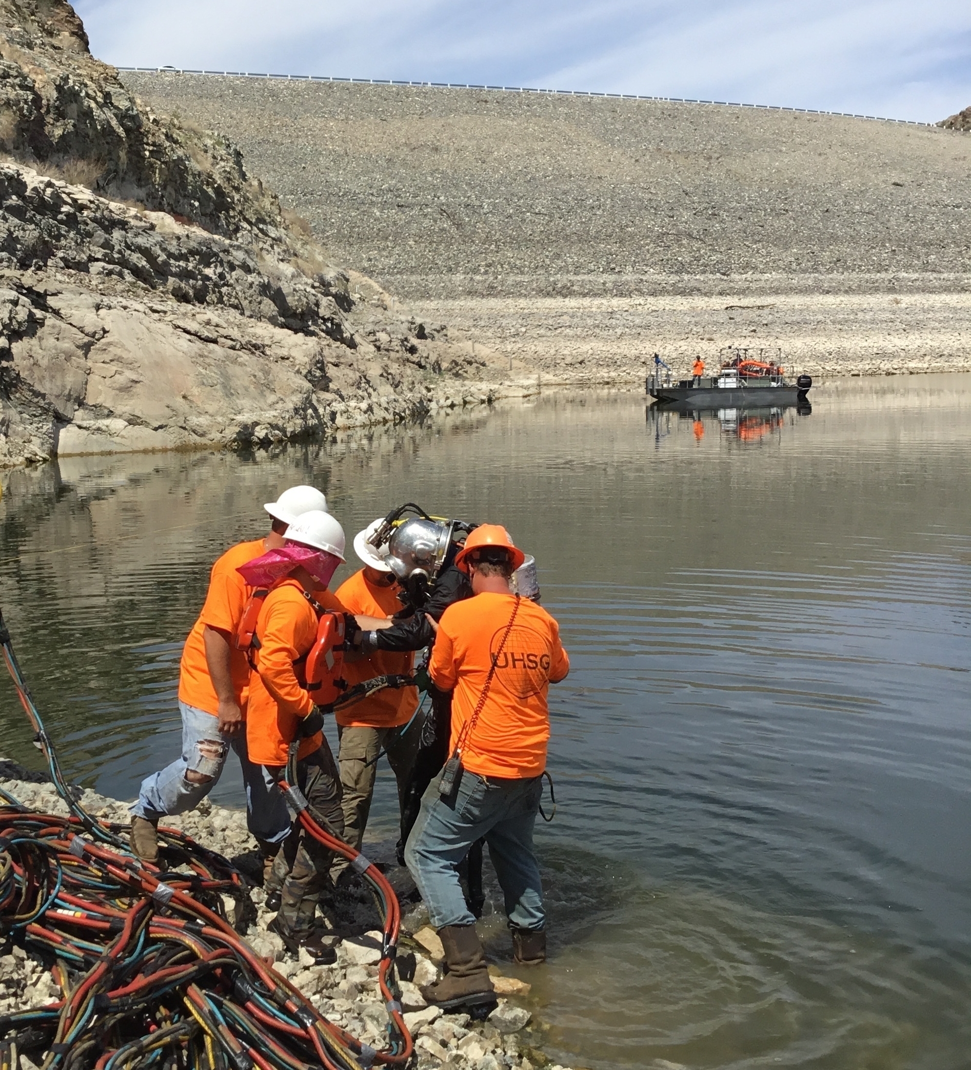  Underwater Structural Inspection at Alamo Dam for USACE - July 2018 