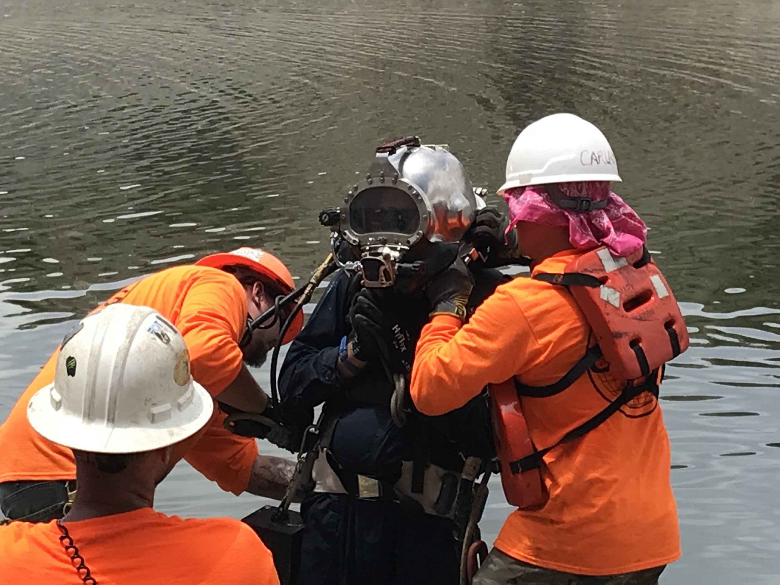  Underwater Structural Inspection at Alamo Dam for USACE - July 2018 