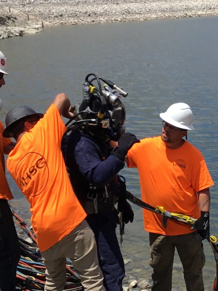  Underwater Structural Inspection at Alamo Dam for USACE - July 2018 