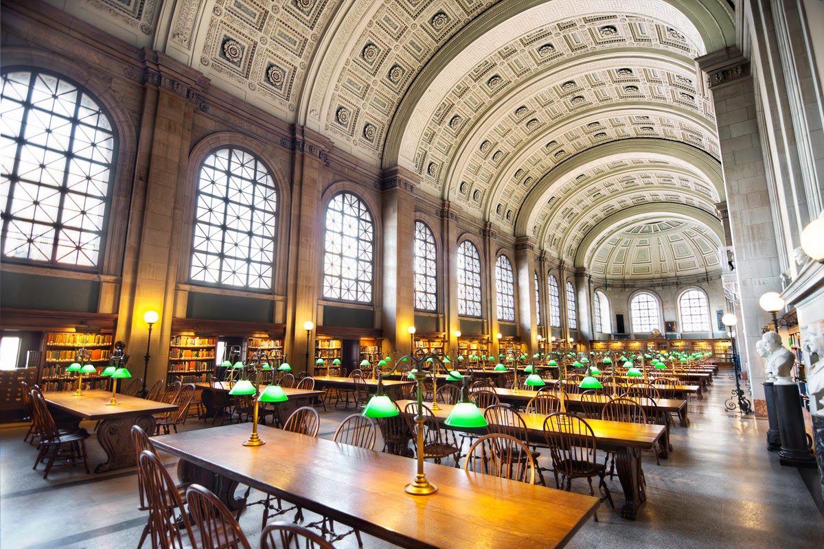 Bates Hall in the Boston Public Library