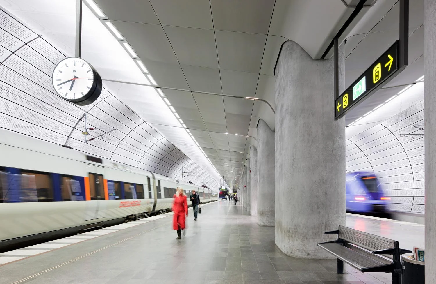 Malmo Citytunneln, Triangeln Station Escalators