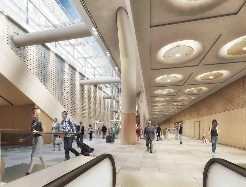 Paddington Station's new Crossrail ticket hall