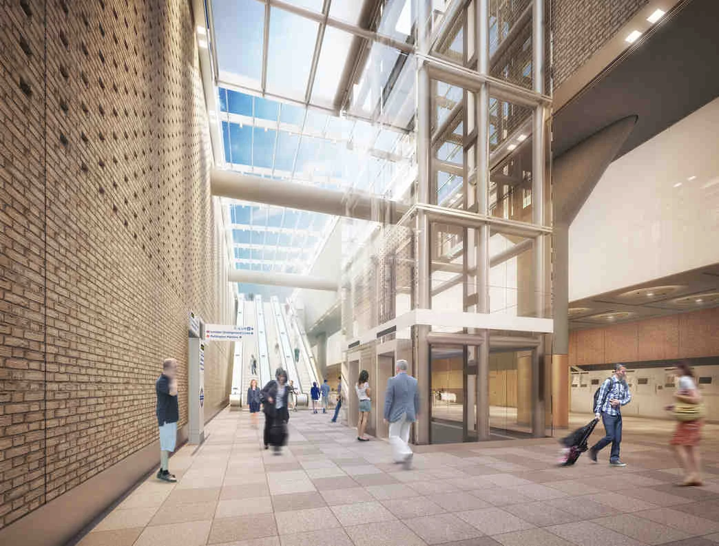 Paddington Station's new Crossrail ticket hall