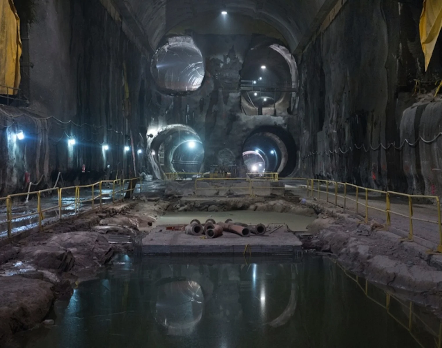 East Side Access Project Station cavern below Grand Central Terminal