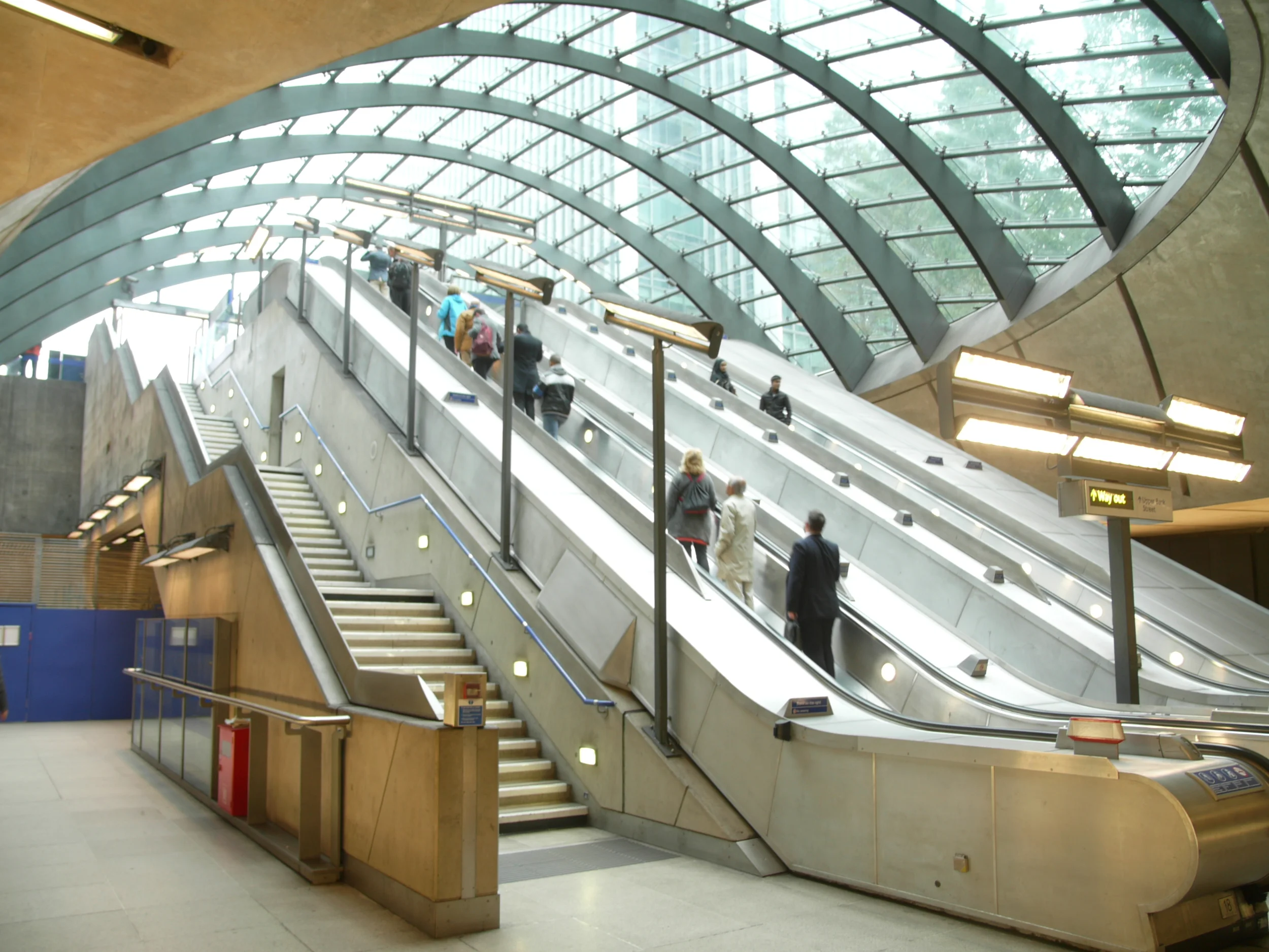 Canary Wharf Station headhouse, London UK