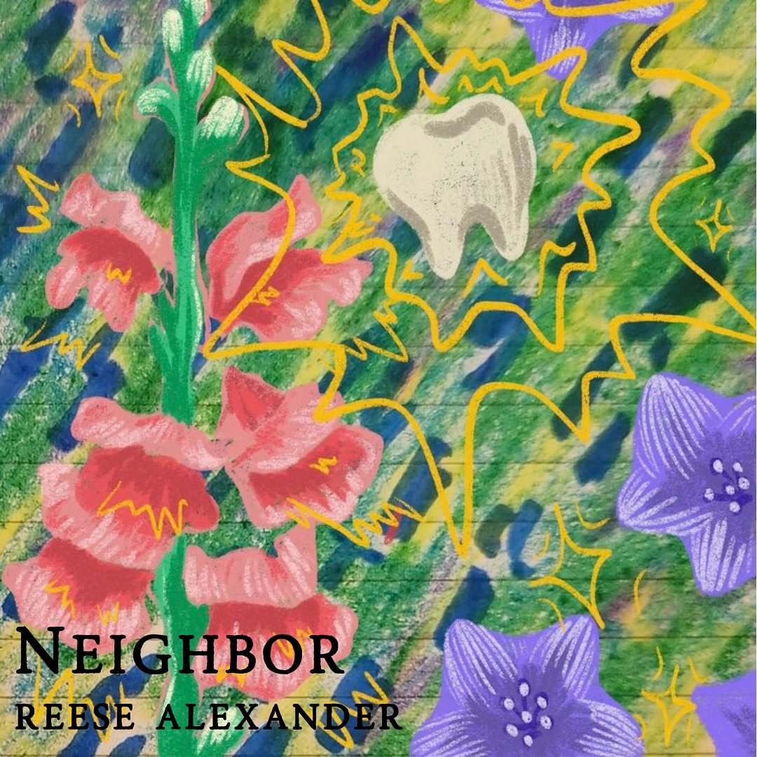 happy sunday 🫧📀 enjoy the lovely poem &ldquo;Neighbor&rdquo; by Reese Alexander!! full piece in our bio 🌟

illustration by the wonderful @duhjorjaaaa 🪩
