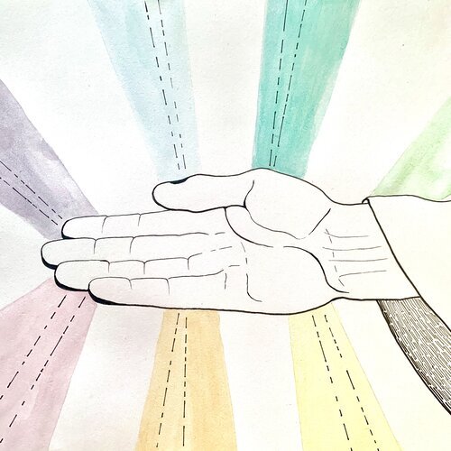 The Pymander's Visit by Corinne Rabbin-Birnbaum
