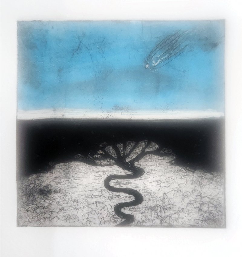  Delta, Tim Michel, Color etching 1 