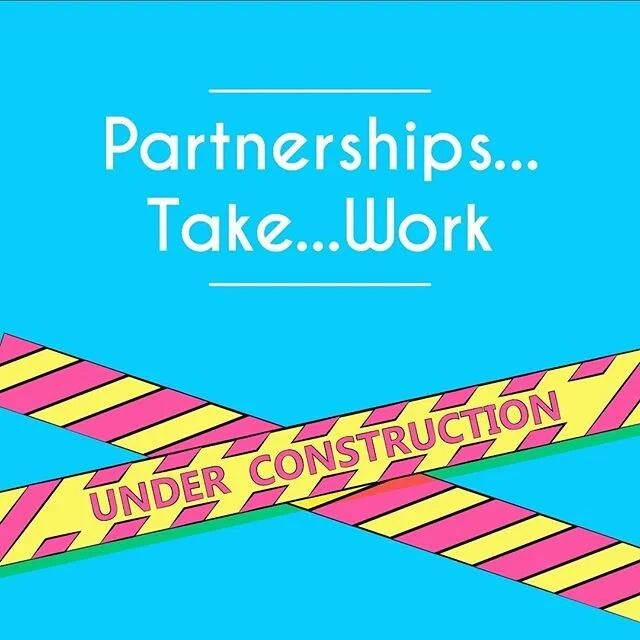 40+ hours a week stuck with one person 😱 Sign me up!⁠ Creative partnerships are like arranged marriages. ⁠Platonic love at first sight.  Or murder she wrote 🔪⁠
⁠
Either way, it&rsquo;s your job to make it work.⁠
Invest in your partnah or swipe left