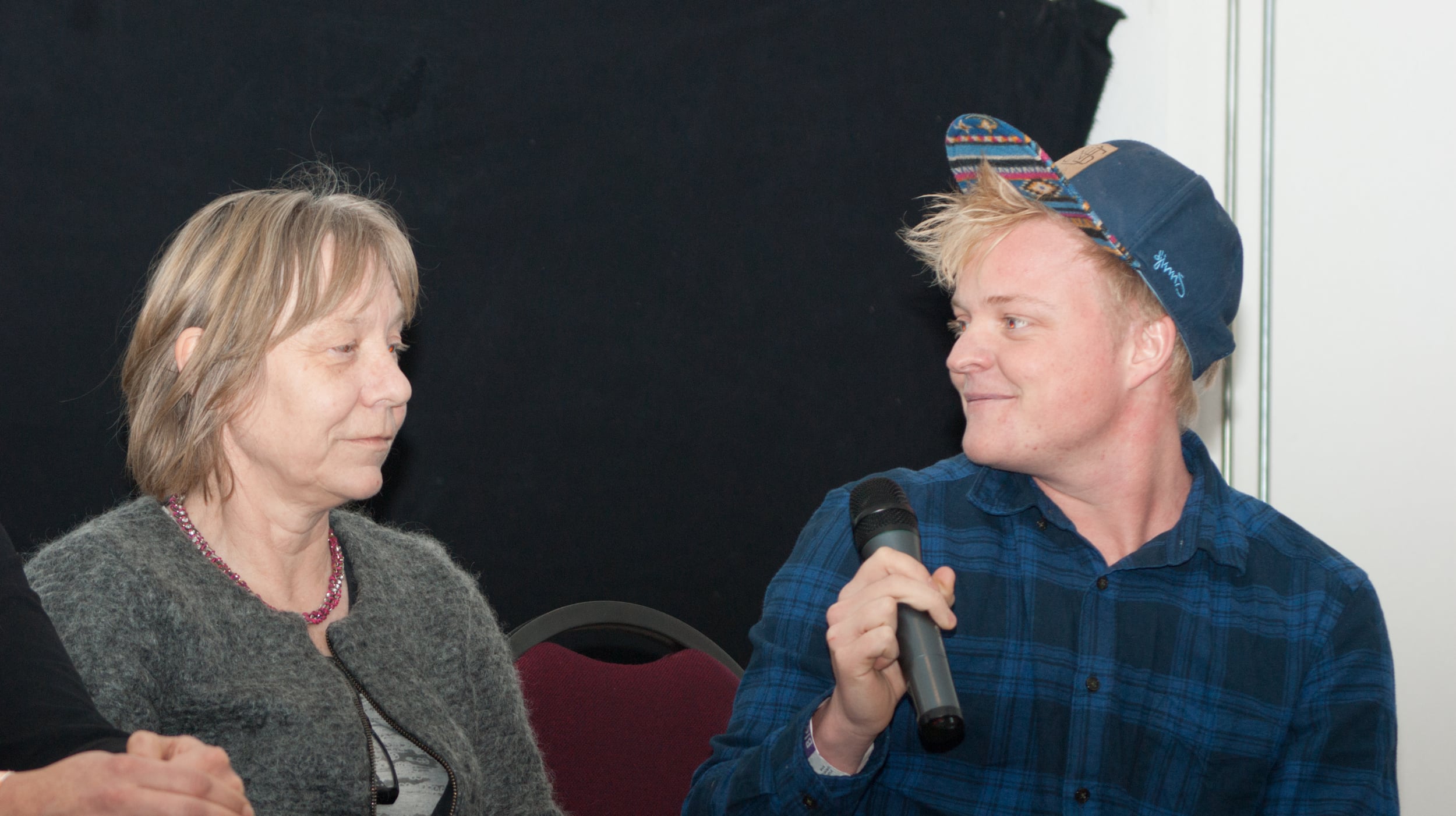 Bart during the panel discussion.