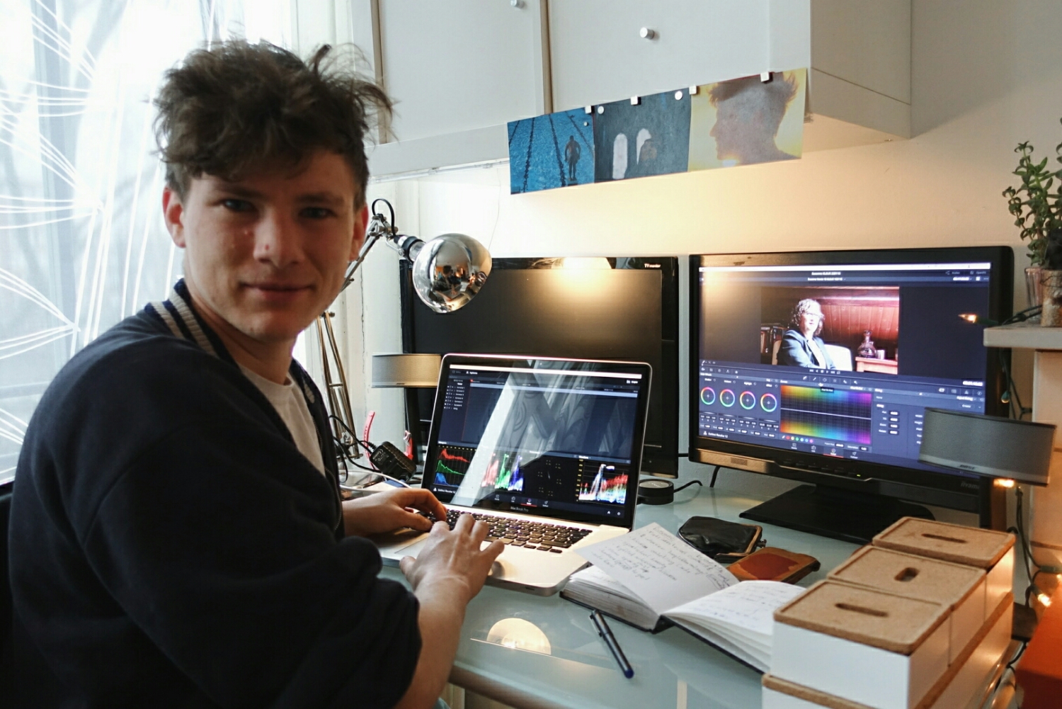 Chris and his Davinci 