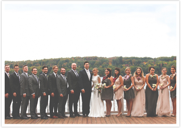 Real Weddings- Pemberley Gown