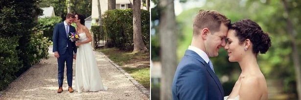 Carol Hannah - Mulberry gown - Real wedding in North Fork