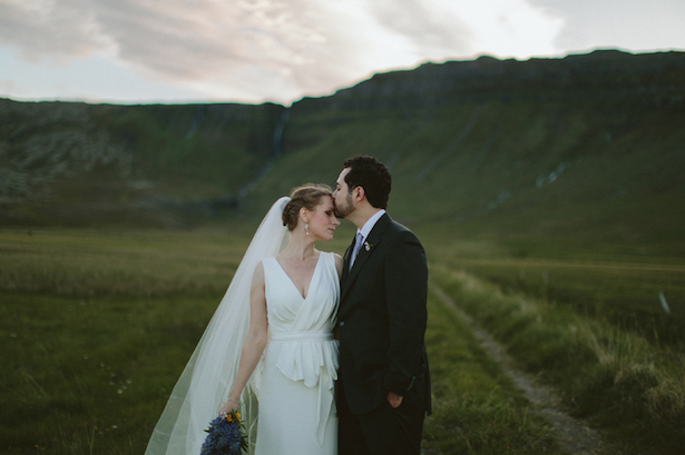 Carol Hannah - Winchester gown - Real wedding in Iceland