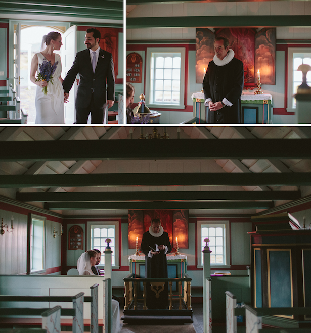 Carol Hannah - Winchester gown - Real wedding in Iceland