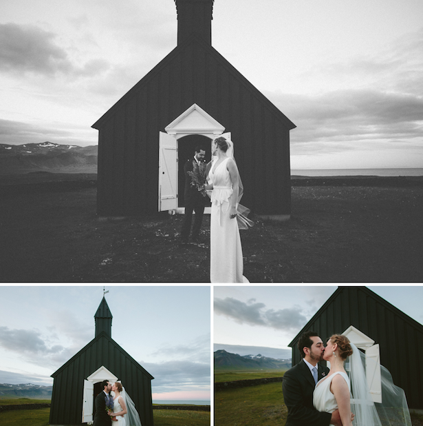 Carol Hannah - Winchester gown - Real wedding in Iceland