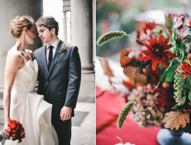 Carol Hannah - Poplar gown - Real wedding in Tuscany