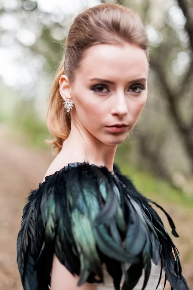 Angel Oak gown in black