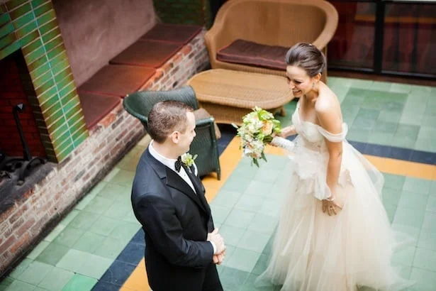 Urban Wedding; Jennifer Tabeek; Carol Hannah - Chambord Gown