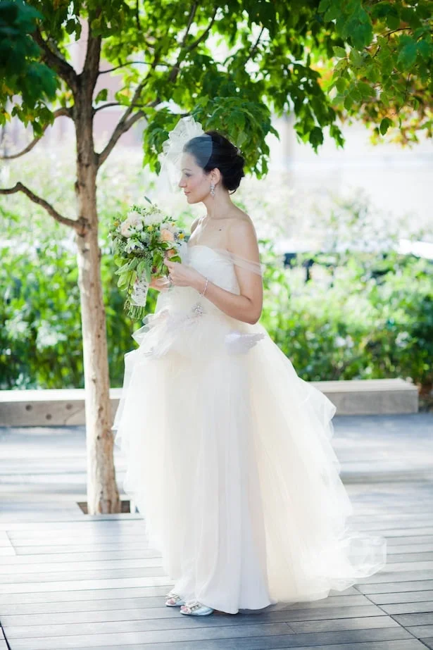 Urban Wedding; Jennifer Tabeek; Carol Hannah - Chambord Gown
