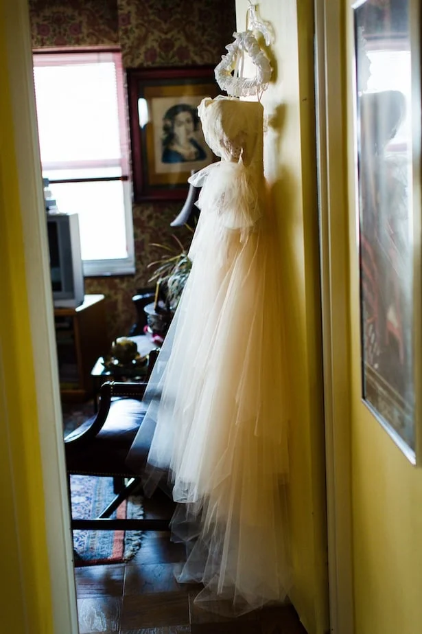 Urban Wedding; Jennifer Tabeek; Carol Hannah - Chambord Gown