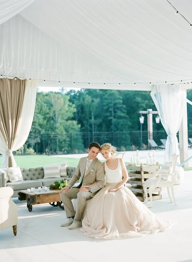 Kensington gown real wedding inspiration with Buffy Dekmar Photography
