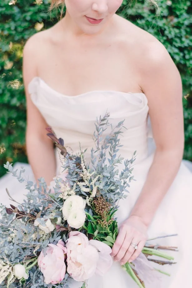 Carol Hannah Mulberry gown - Rustic White Photography - Real Wedding Inspiration